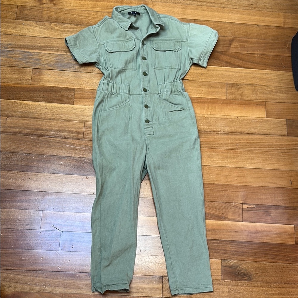 Olive Green Jumpsuit